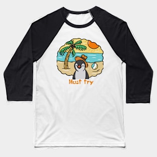 Smart penguin Baseball T-Shirt